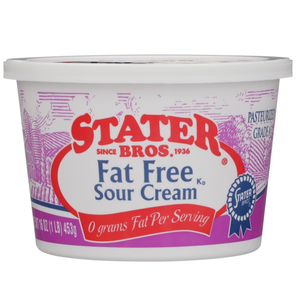 Stater Bros. Fat Free Pasteurized Sour Cream 1Source