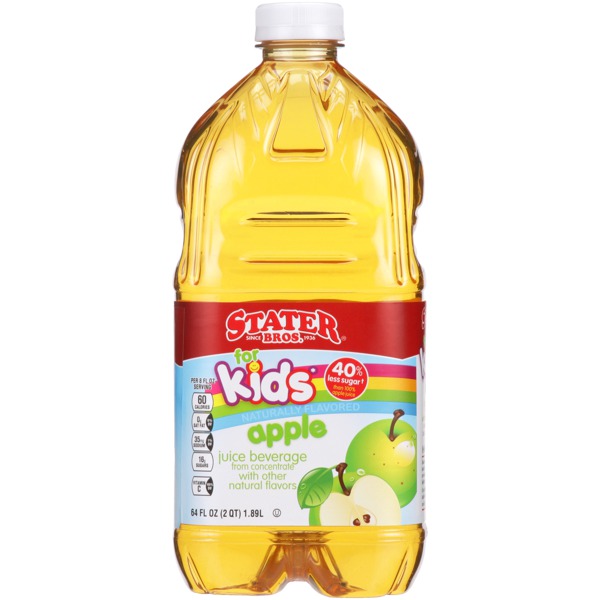 Stater Bros. Apple Juice Beverage From Concentrate For Kids 1Source