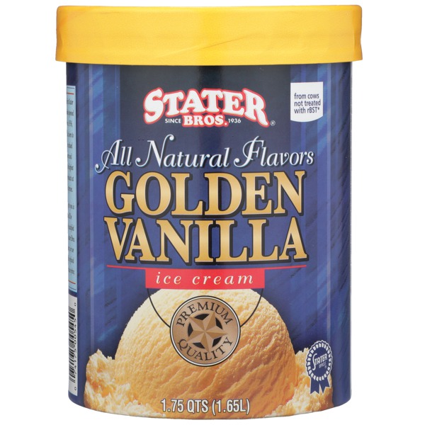 Stater Bros. Golden Vanilla Ice Cream 1Source