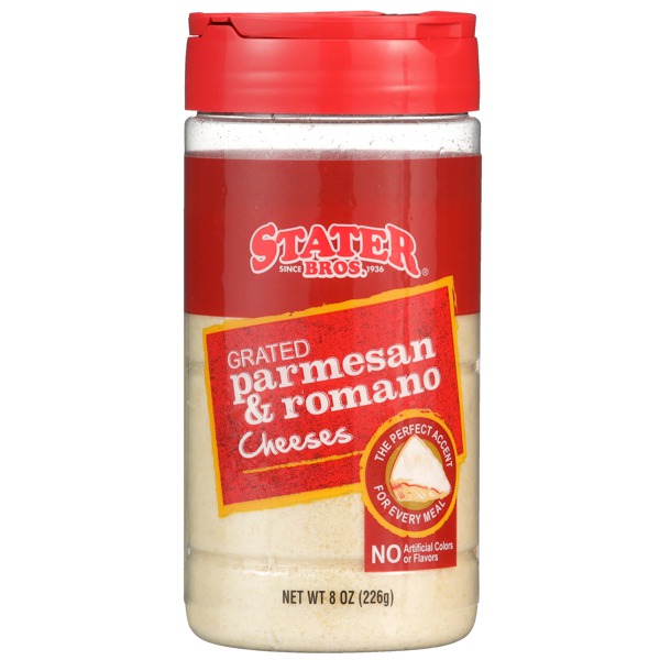 Stater Bros. Grated Parmesan & Romano Cheeses 1Source