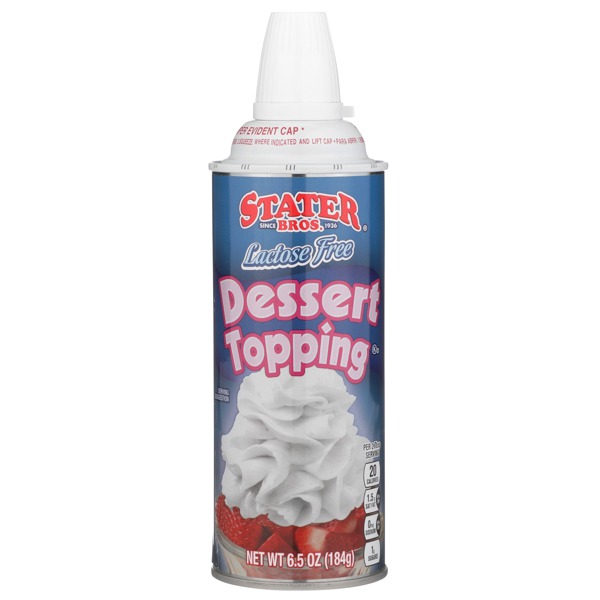 Stater Bros. Lactose Free Dessert Topping 1Source