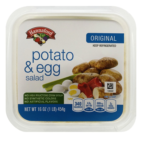 Hannaford Original Potato & Egg Salad 1Source