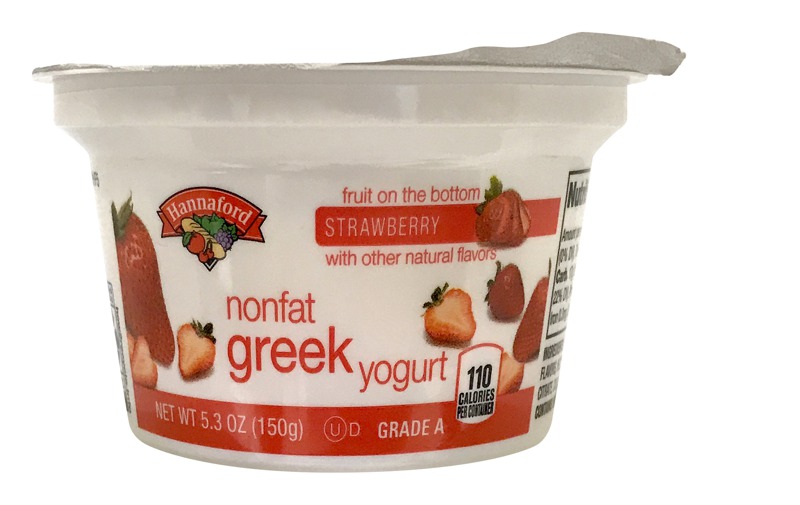Hannaford Nonfat Greek Yogurt Strawberry 1Source