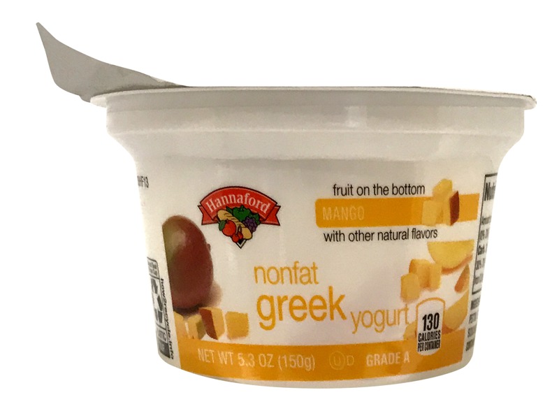 Hannaford Nonfat Greek Yogurt Mango 1Source