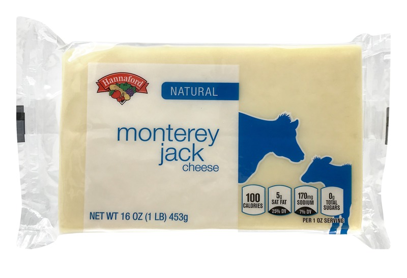 Hannaford Natural Monterey Jack Cheese 1Source