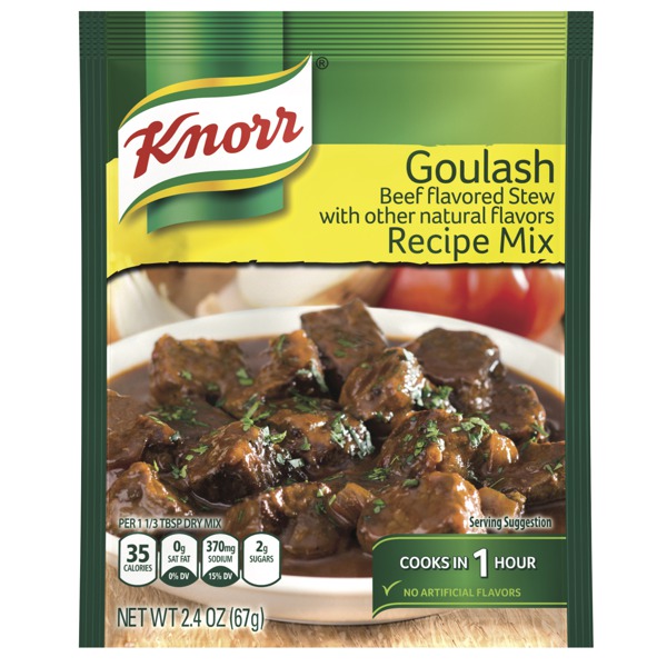 Knorr, Recipe Mix, Goulash, Beef Flavored With Other Natural Flavors