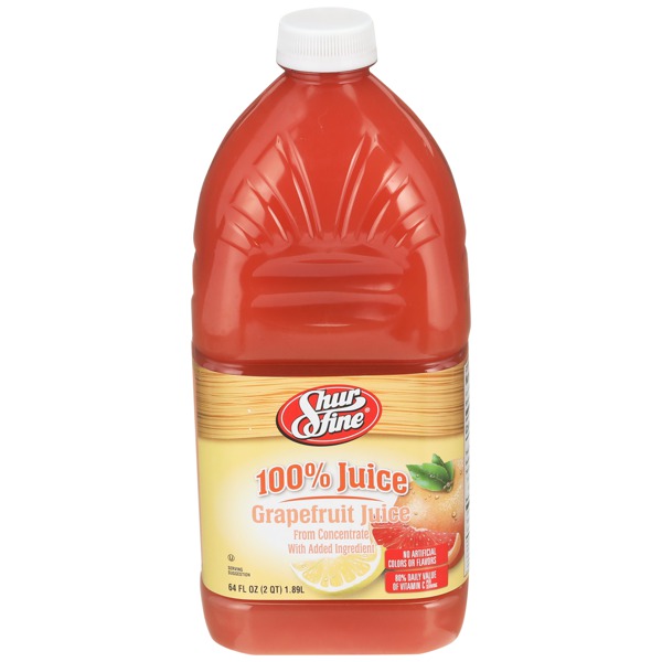 Shurfine 100 Grapefruit Juice From Concentrate 1Source