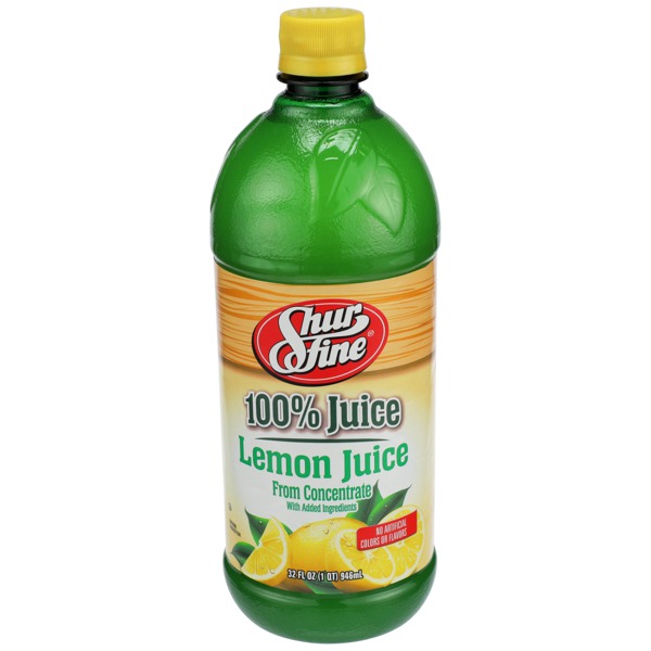 100 LEMON JUICE FROM CONCENTRATE 1Source