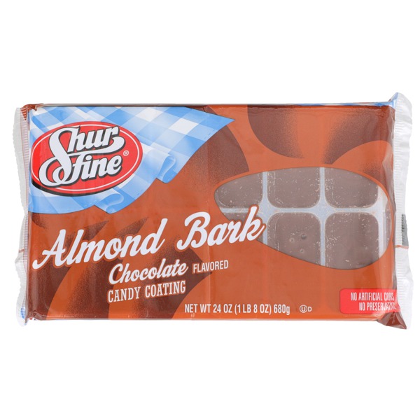CHOCOLATE FLAVORED CANDY COATING ALMOND BARK 1Source