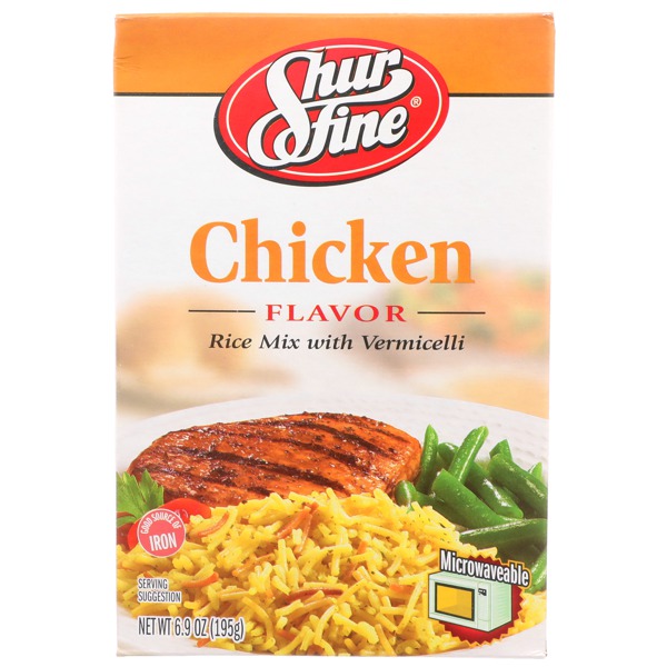 Shurfine CHICKEN FLAVOR RICE MIX WITH VERMICELLI 1Source