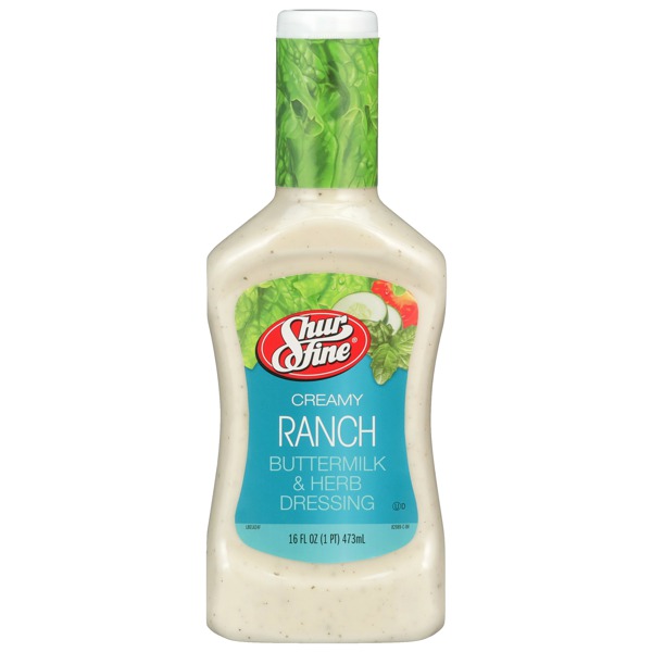 Shurfine CREAMY RANCH BUTTERMILK & HERB DRESSING 1Source
