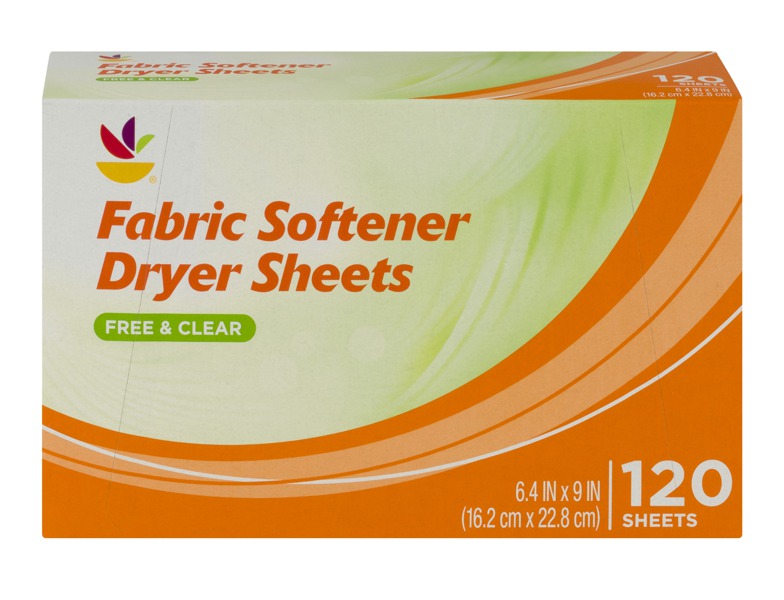 Ahold Fabric Softener Dryer Sheets Free & Clear 1Source