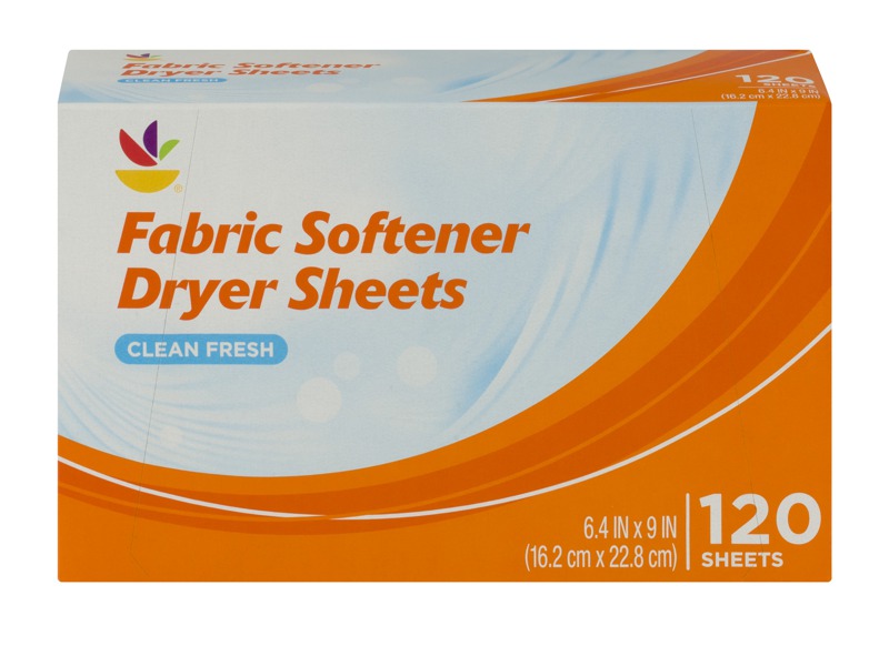 Ahold Fabric Softener Dryer Sheets Clean Fresh 1Source