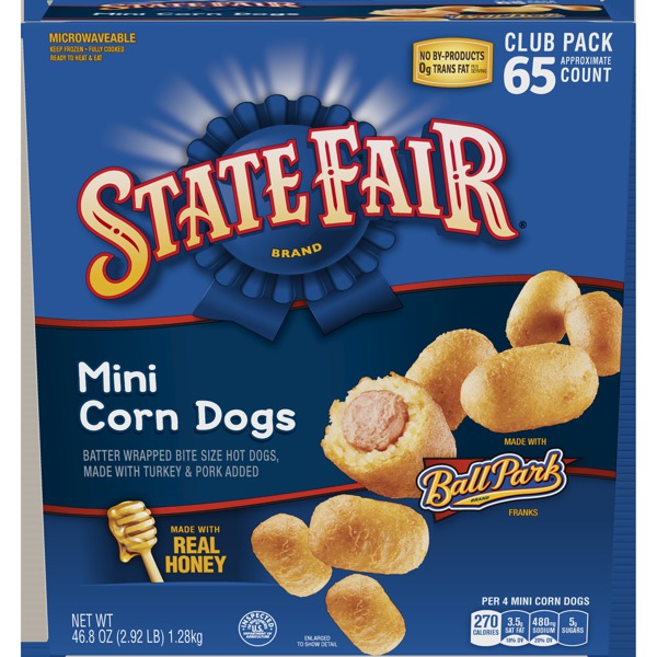 State Fair® Ball Park® Frank Mini Corn Dogs (Frozen) 1Source