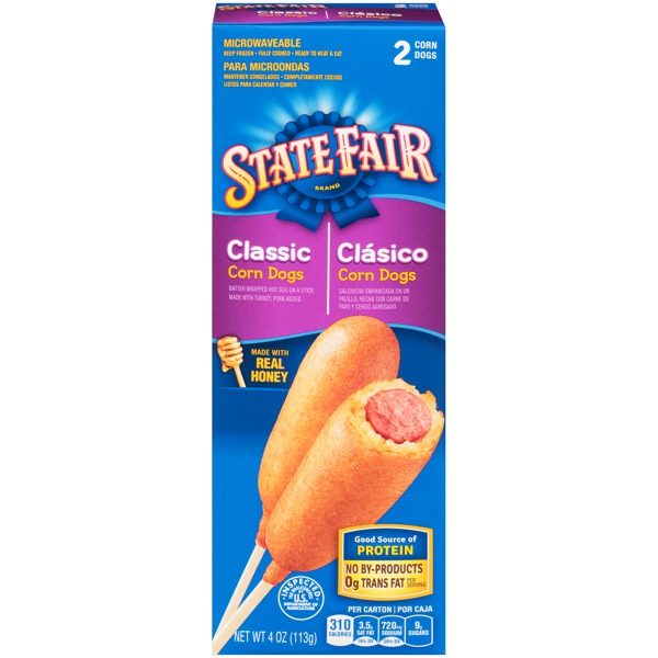 State Fair® Classic Corn Dogs 2 Count (Frozen) - 1Source