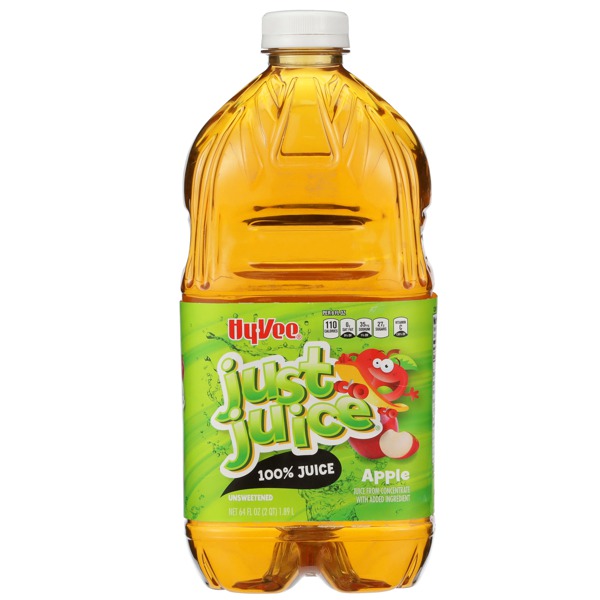 HyVee APPLE UNSWEETENED 100 JUICE 1Source