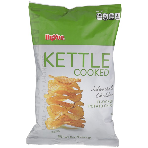 KETTLE COOKED JALAPENO & CHEDDAR FLAVORED POTATO CHIPS 1Source
