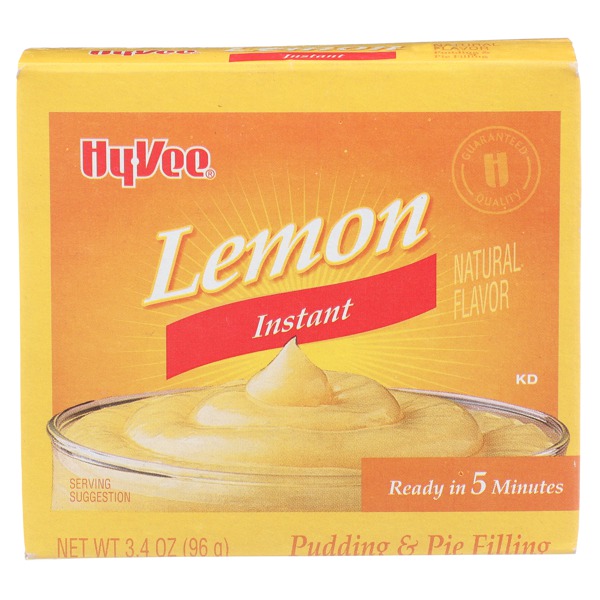 HyVee Lemon INSTANT PUDDING & PIE FILLING 1Source
