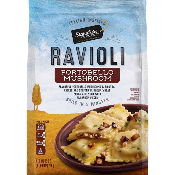 Signature Select Portobello Mushroom Ravioli 1Source