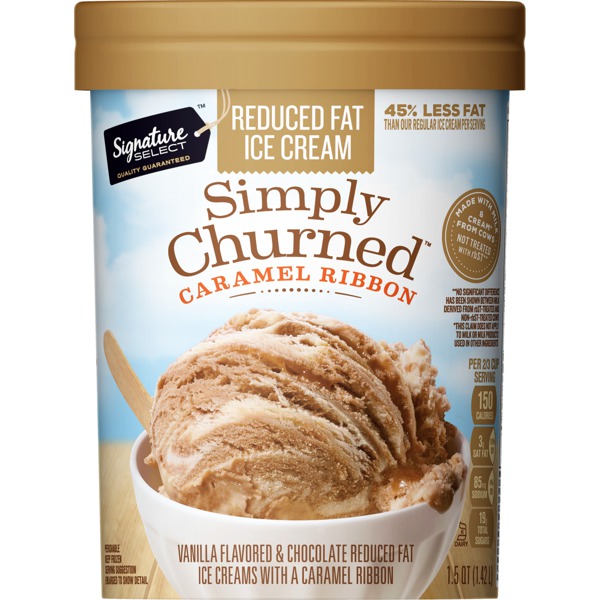 Signature Select REDUCED FAT ICE CREAM 1Source