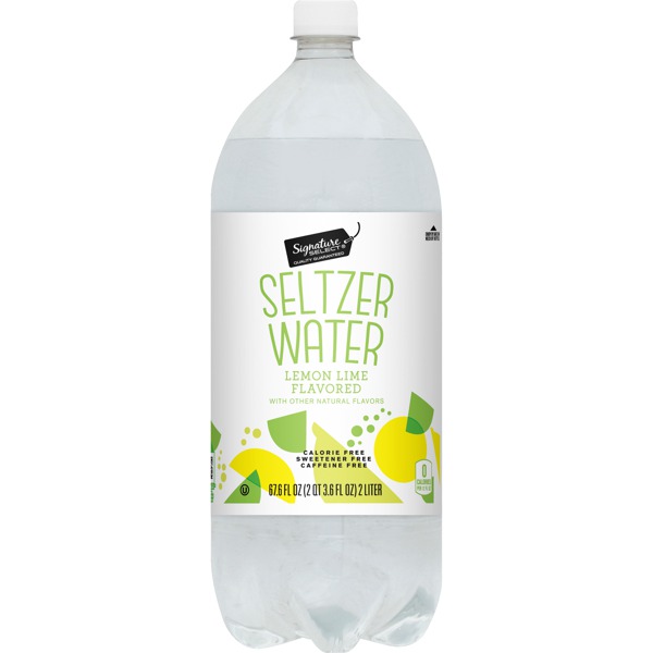 Signature Select LEMON LIME FLAVORED SELTZER WATER 1Source