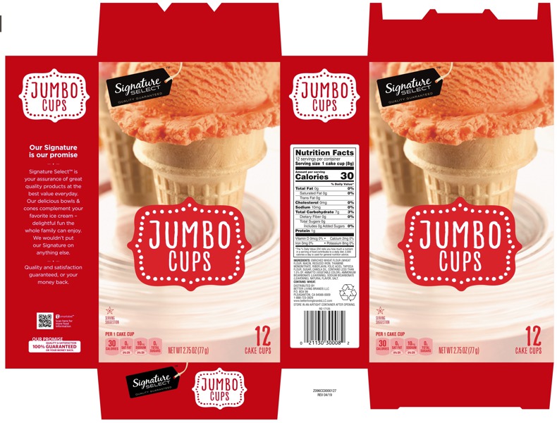 Signature Select, Jumbo Cake Cups 1Source