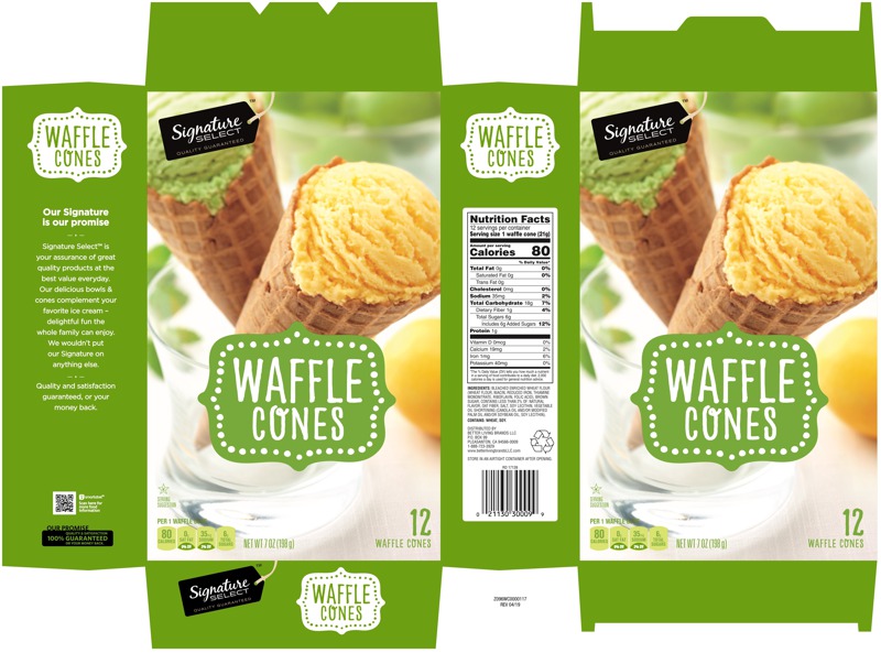 Signature Select, Waffle Cones 1Source