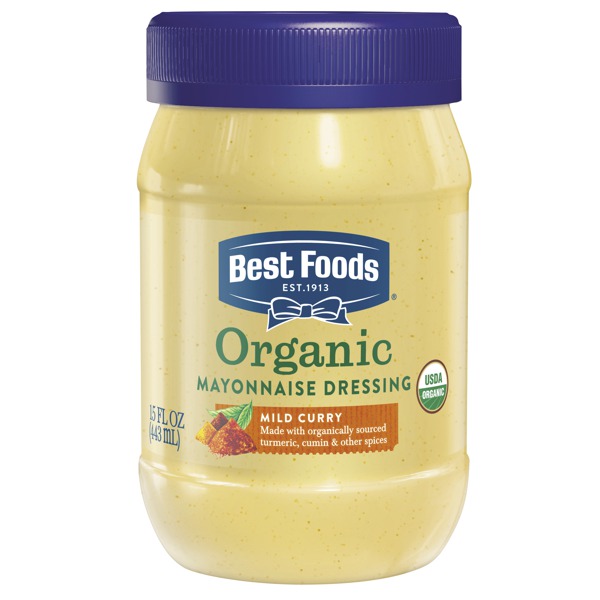 Best Foods, Organic Mayonnaise Dressing, Mild Curry 1Source