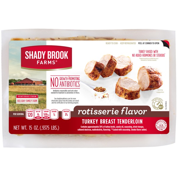 Shady Brook Farms Rotisserie Turkey Breast Tenderloin 1Source