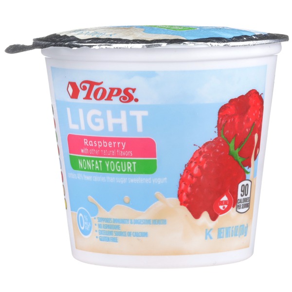 TOPS Raspberry Light Nonfat Yogurt - 1Source