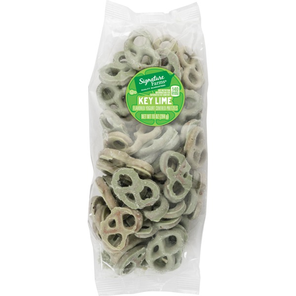 Signature Farms Key Lime Flavored Yogurt Covered Pretzels 1Source