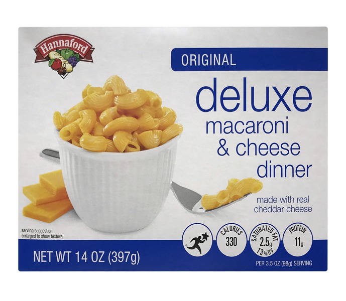Hannaford Deluxe Macaroni & Cheese Dinner Original 1Source