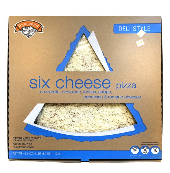Hannaford Deli Style Six Cheese Pizza 1Source