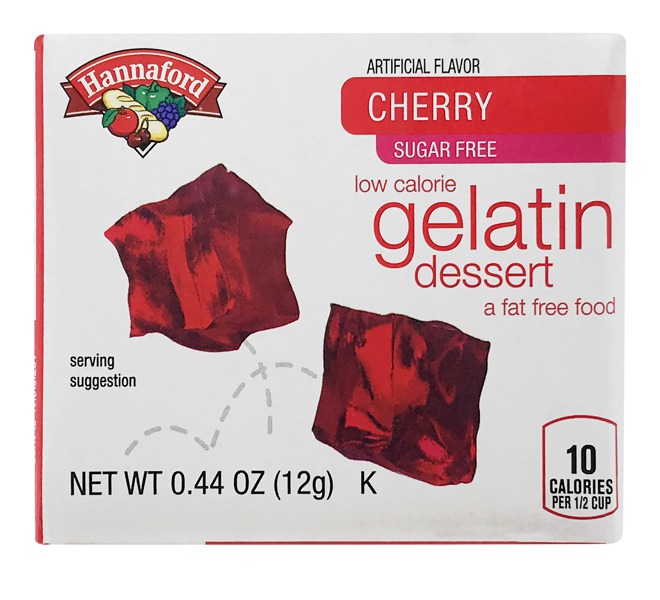 Hannaford Low Calorie Gelatin Dessert Cherry 1Source