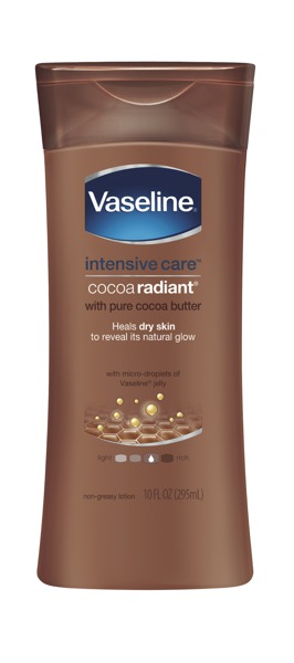 vaseline intensive care cocoa radiant with pure cocoa butter