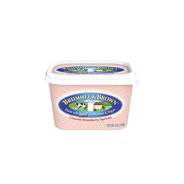 Brummel & Brown Buttery Spread, Creamy Strawberry, 10 Nonfat Yogurt