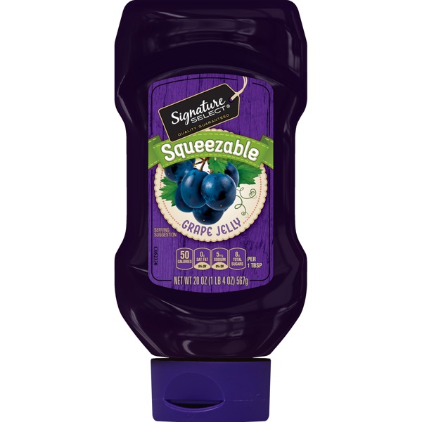 Signature Select SQUEEZABLE GRAPE JELLY 1Source