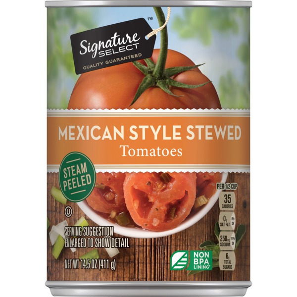 Signature Select MEXICAN STYLE STEWED TOMATOES 1Source