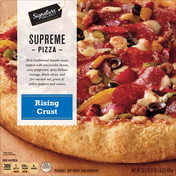 Signature Select RISING CRUST SUPREME PIZZA 1Source