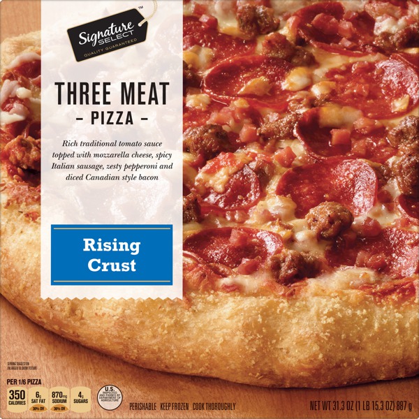Signature Select RISING CRUST THREE MEAT PIZZA 1Source