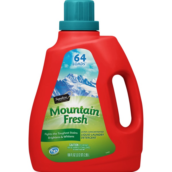 Ultra Concentrated Liquid Laundry Detergent, Mountain Fresh 1Source