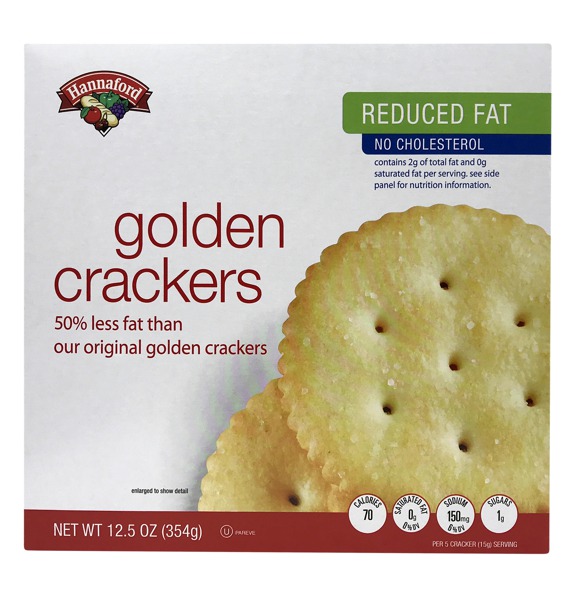 Hannaford Golden Crackers Reduced Fat 1Source