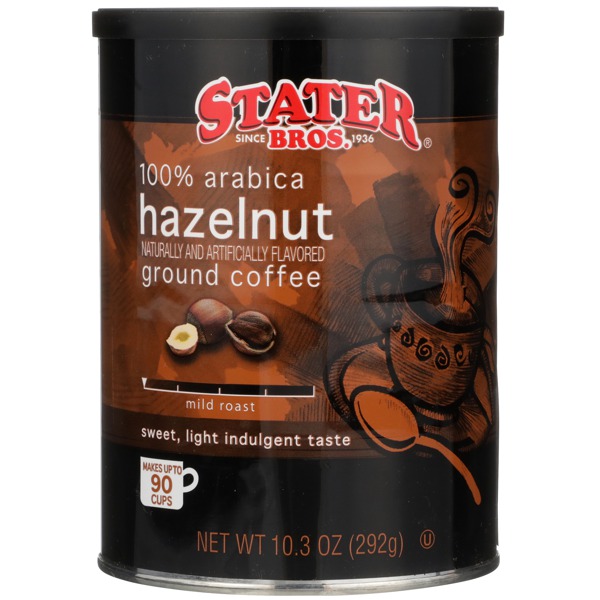 Stater Bros. Mild Roast 100 Arabica Hazelnut Ground Coffee 1Source