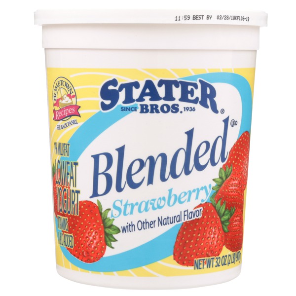 Stater Bros. Blended Lowfat Yogurt 1Source