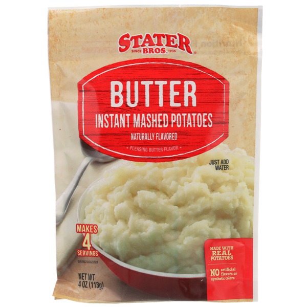 Stater Bros. Butter Instant Mashed Potatoes 1Source