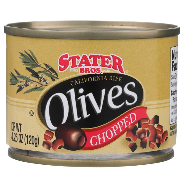 Stater Bros. Chopped California Ripe Olives 1Source