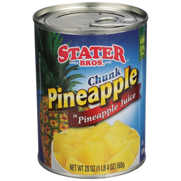 Stater Bros. Chunk Pineapple In Pineapple Juice 1Source