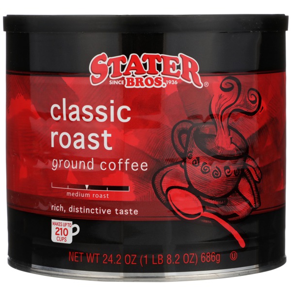 Stater Bros. Classic Medium Roast Ground Coffee 1Source