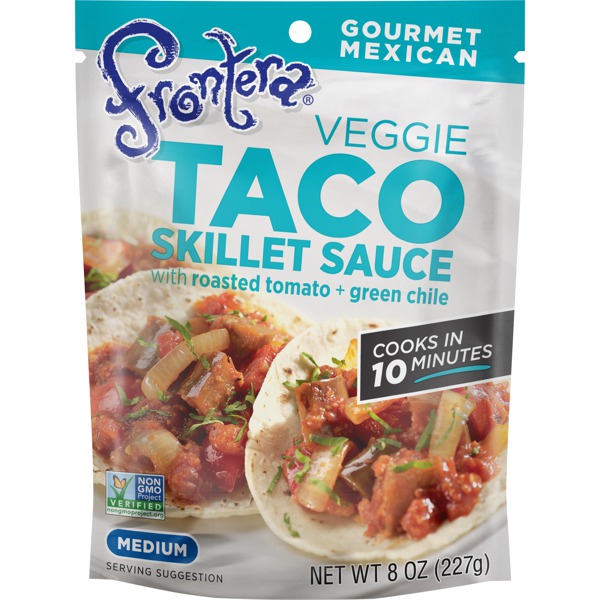 Frontera VEGGIE TACO SKILLET SAUCE WITH ROASTED TOMATO + GREEN CHILE