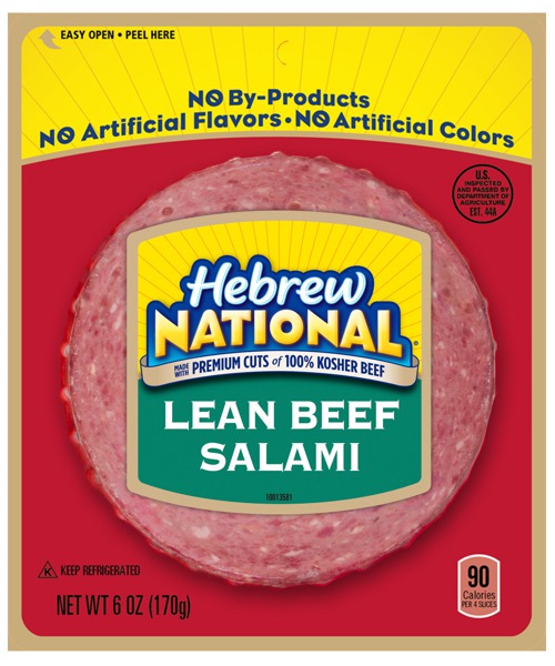 Hebrew National LEAN BEEF SALAMI 1Source